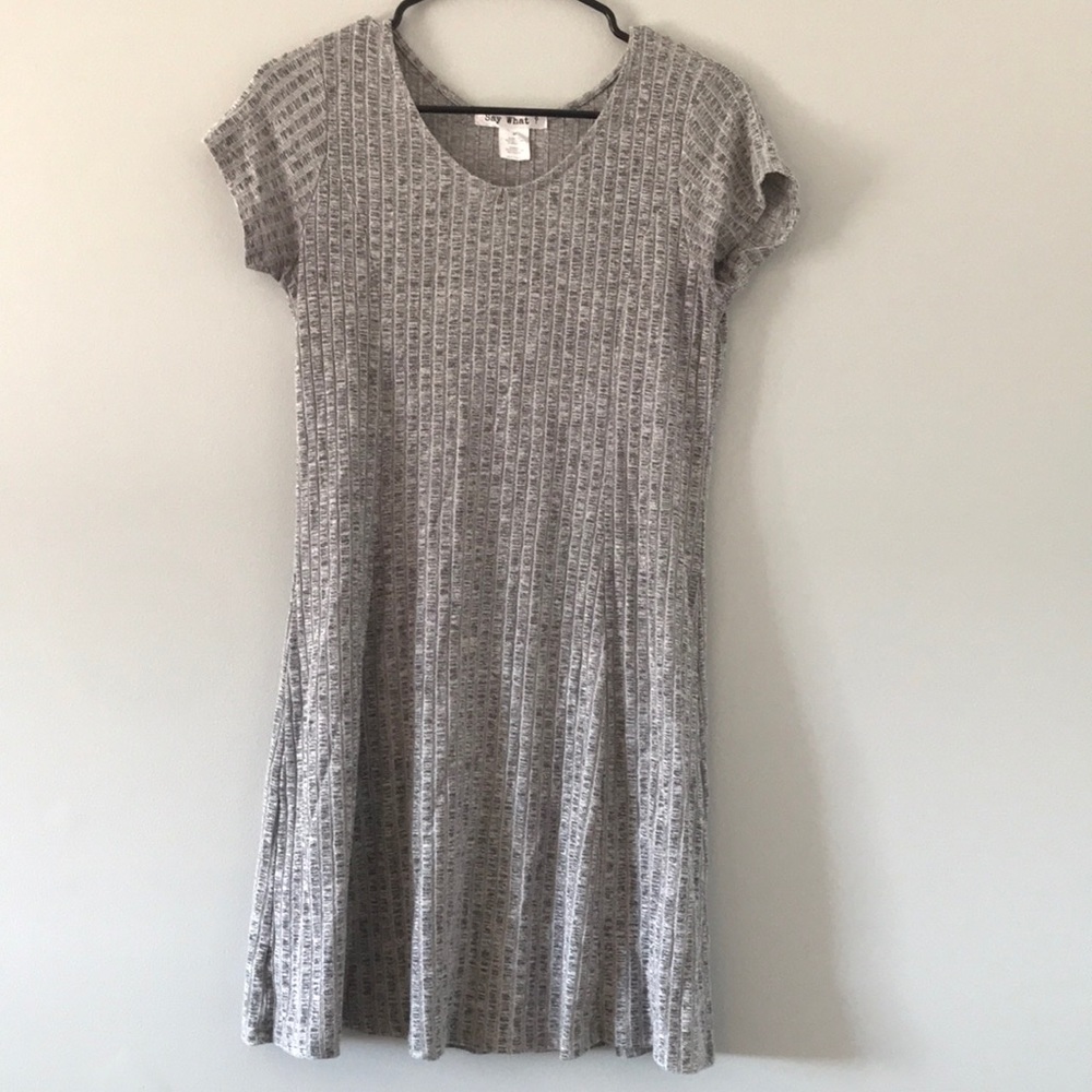 Gray T Shirt Dress